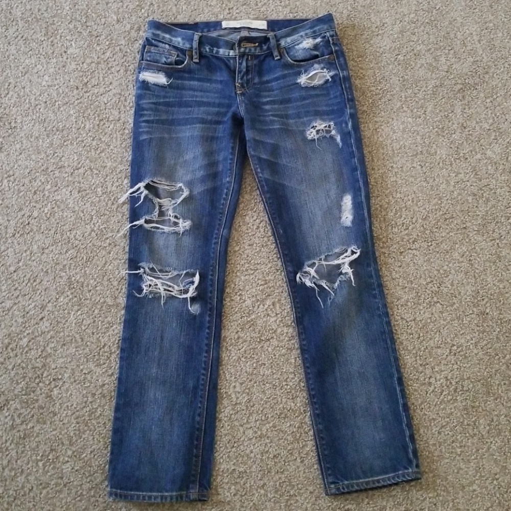 Abercrombie and Fitch distressed jeans